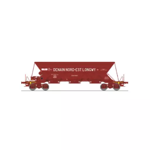 Vagón tolva ex tipo 1 «Denain Nord-Est Longwy» – Ree Models WB864 – HO 1/87 – SNCF – Ep IV – 2R