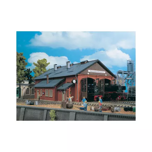 VOLLMER 45753 cobertizo doble para locomotoras – HO 1/87