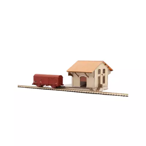 Halle à Marchandises de l’EST – AZAR MODELS HAL701 – Z 1/220 – SNCF – 61 x 71 mm