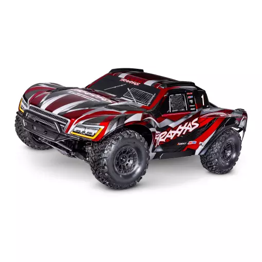 Curso corto – Maxx Slash 4×4 sin escobillas 6S – Traxxas 102076-4-RED – 1/8