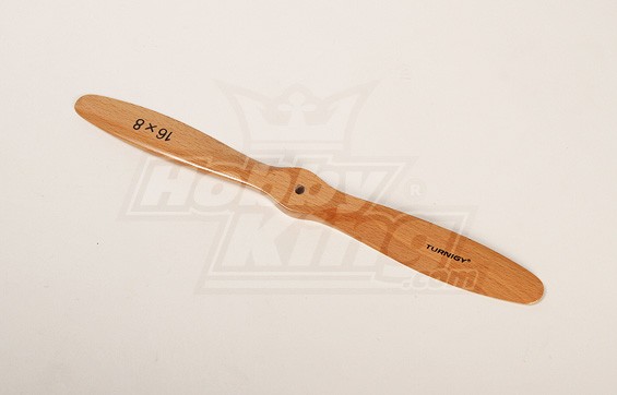 16×8 Turnigy Tipo C de madera ligero del propulsor (1 unidad)