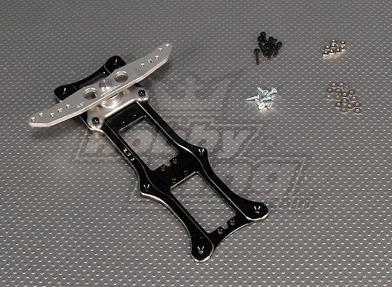 CNC timón 2_Tray 4,5 pulgadas (# 4-40) Negro