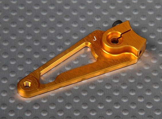 CNC Heavy Duty 1.5 pulg aluminio brazo de Servo – JR (Oro)