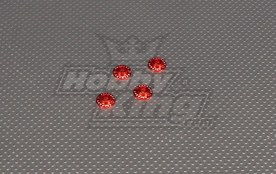 CNC con bridas Lavadora 3.0 (M3, nº 4 de 40) Rojo