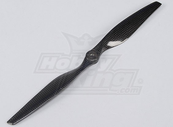 La fibra de carbono de la hélice 13X6.5 Negro (CCW) (1 unidad)