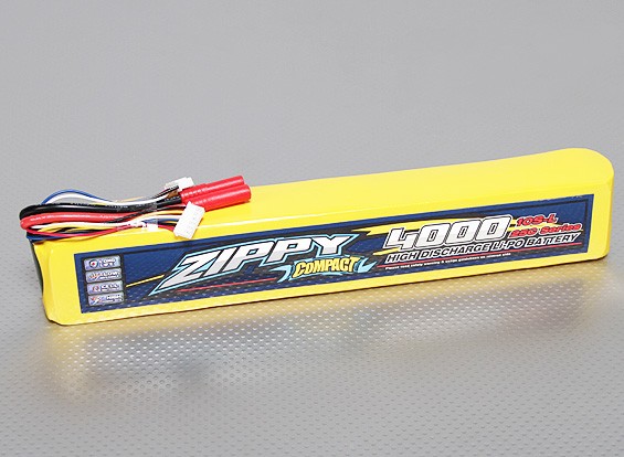 ZIPPY compactos 4000mAh 10S 25C Lipo Pack de largo