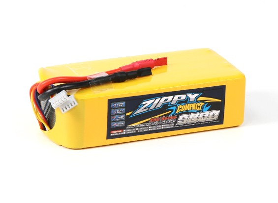 ZIPPY Compacto 5800mAh paquete 8S Lipo 25C