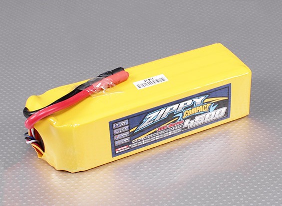 ZIPPY Compacto 4500mAh paquete 7S Lipo 35C