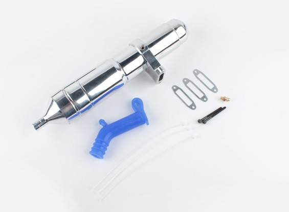 Silenciador helicóptero de la alta calidad para OS / YS .50 / .55 Glow Motores para helicópteros