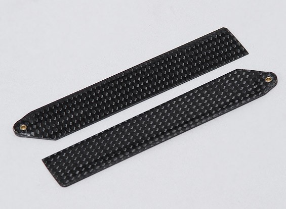 La fibra de carbono principal de la lámina de 110 mm para MCPX (1 par)