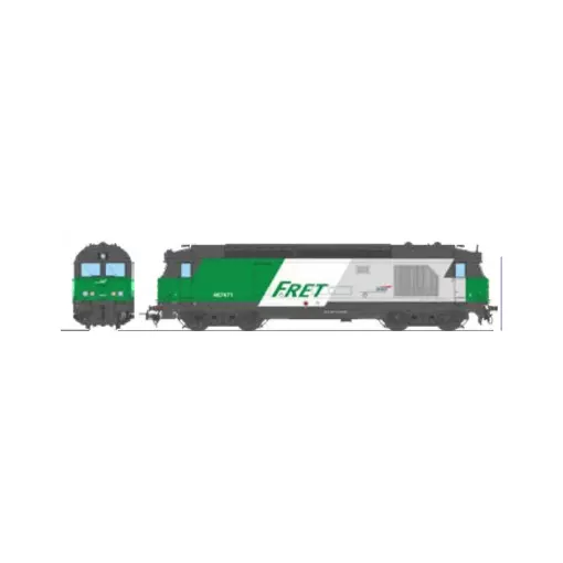 Locomotora diesel BB 67471 Fret – Ree Models MB241 – HO 1/87 – SNCF – Ep V – Analógica – 2R