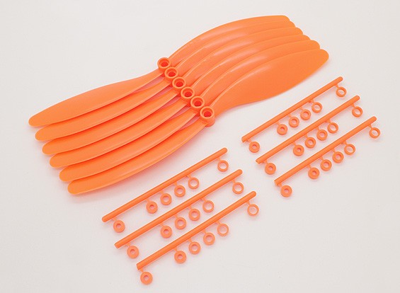 GWS EP hélice (DR-8060 203x152mm) naranja (6pcs / set)