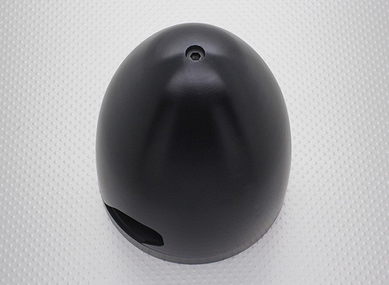 4.5 «(114 mm) Escala de Warbird de la aleación Spinner perforados para motor de gas 50cc (Negro)