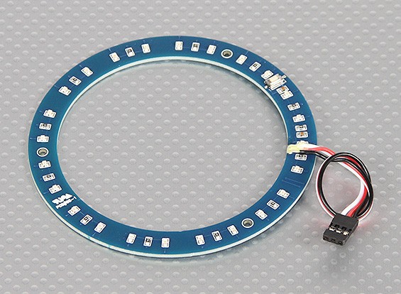 Anillo Verde LED 100mm w / 10 modos seleccionables