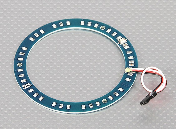 Anillo LED rojo w / 100mm 10 modos seleccionables