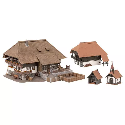 Juego de construcción Selva Negra «Vogtsbauernhof» Faller 130677 – HO : 1/87 – EP I
