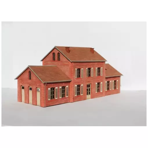 Compagnie du Chemin de du Nord Estación de ferrocarril Modelo Madera 101008 – HO 1/87 – 222 piezas