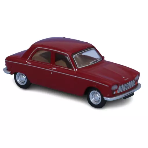 Peugeot 204 berlina 1968 rojo rubí SAI 6254 – HO 1/87