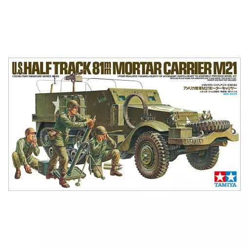 Soporte de mortero US M21 – Tamiya 35083 – 1/35