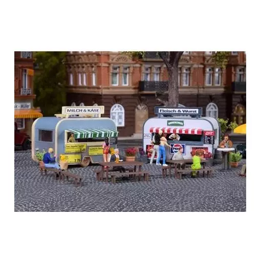 Food Trucks – conjunto de dos caravanas transformadas