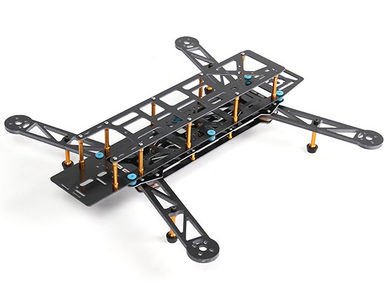 Dardo 400 FPV Quad-Helicóptero con la distribución de energía, limpio y sucio de iluminación LED y