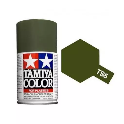 Bote de spray de 90 ml Verde oliva mate
