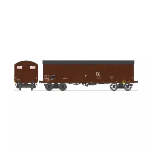 Vagón de 2 puertas «EX Economat» – Ree Models WB913 – HO 1/87 – SNCF – Ep III B – 2R
