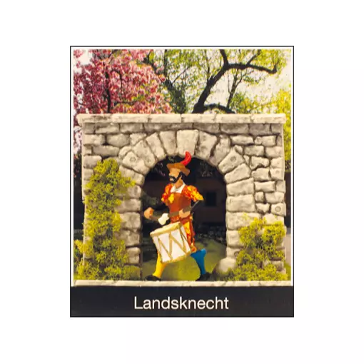 Landsknecht avec tambour – Preiser 99506 – HO 1/87/87