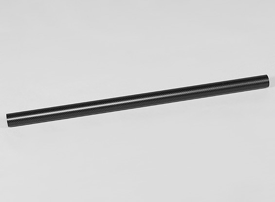 La fibra de carbono del tubo redondo 500x25x23mm