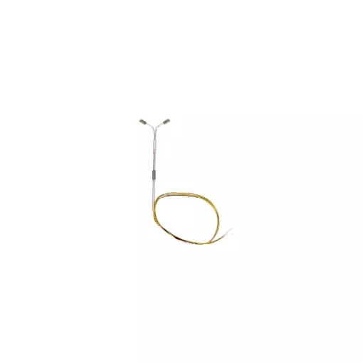 Lote de 5 lámparas de pie LED dobles – Azar Modelos 003-1 – Z 1/220 – Blanco cálido