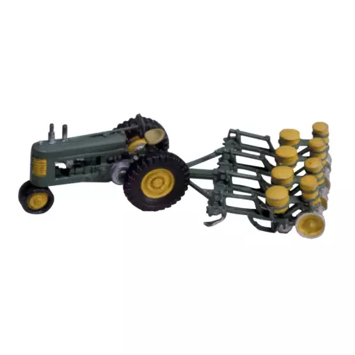 Tractor y sembradora – Woodland Scenics D208 – HO 1/87