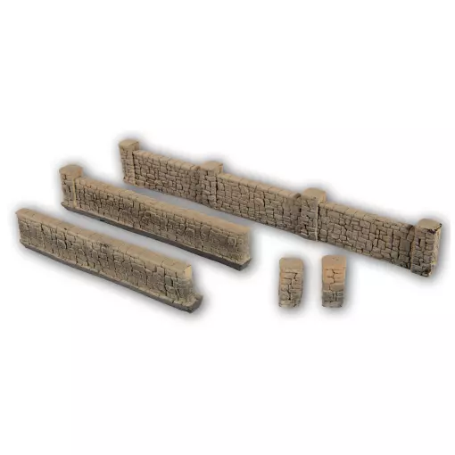Paredes de arenisca en miniatura Noch 58282 – HO 1/87 – longitud 1040 mm