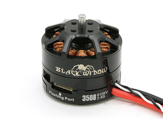 Negro Viuda 3508-610Kv con una función CES CW / CCW