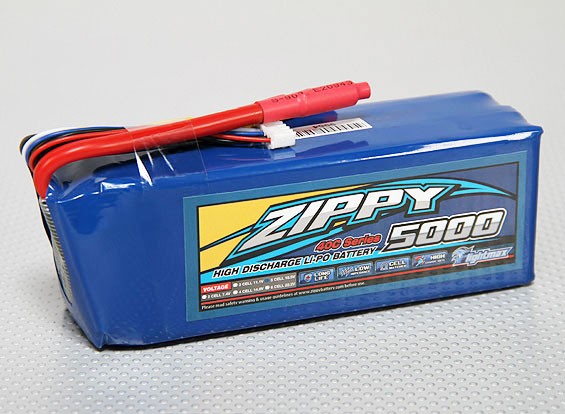 40C ZIPPY Flightmax 5000mAh 5S1P