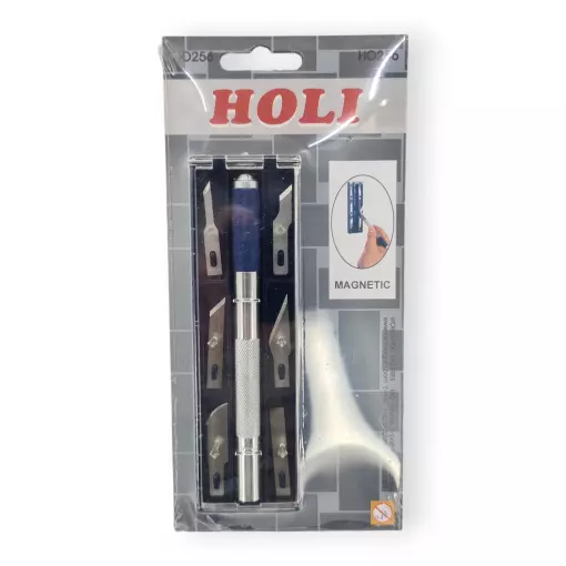 Cutter con surtido de 6 cuchillas – HOLI 256