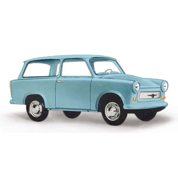 Busch – Trabant P601 Uni Kombi Pastelblau 1966 (5/21) * – BA53200