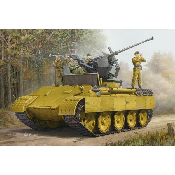 Hobbyboss – 1/35 German Panther Ausf.d Flak Bergepanther – Hbs82492