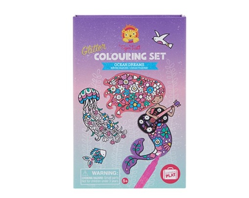 Glitter Colouring Set Ocean Dreams TIGER TRIBE