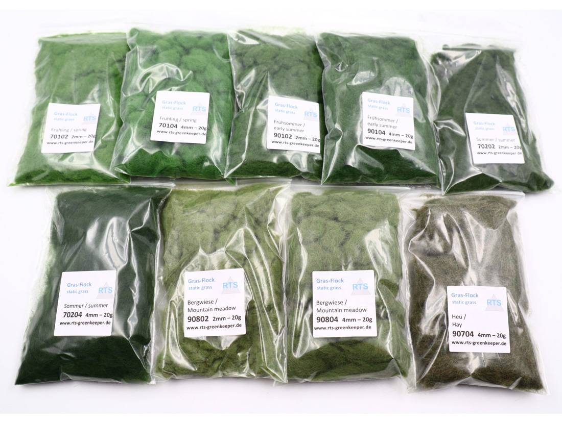 Grass flock set spring 2-4mm 180g RTS-91012