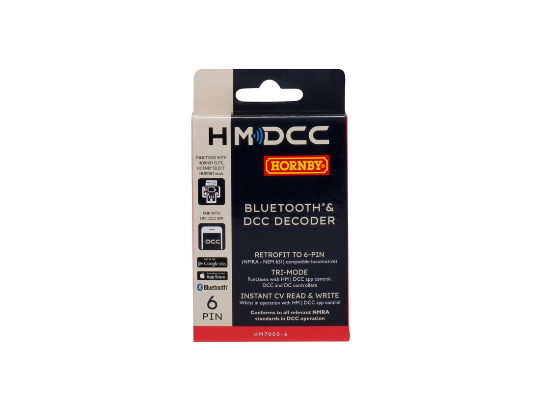 HM7000-6 Digital decoder 6-pole Bluetooth Hornby-R7321