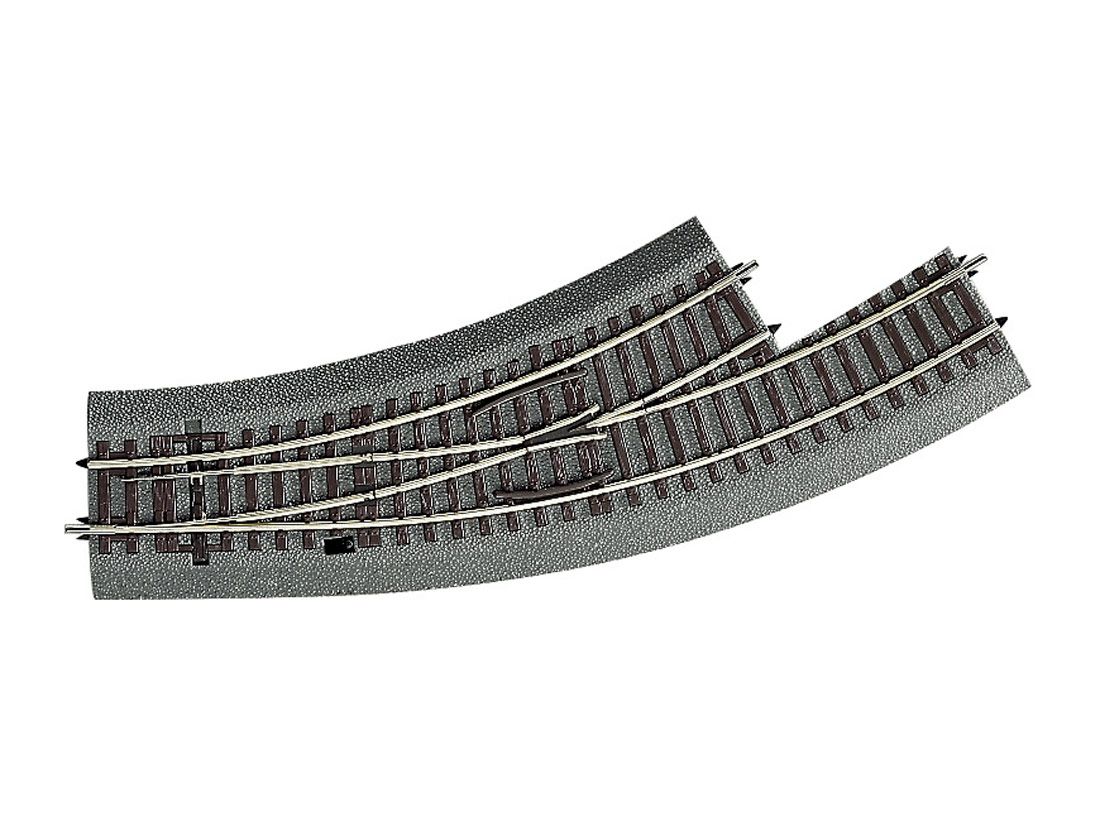 HO Roco-Line ballast Turnout left BWl2/3 30 degrees Roco-42560