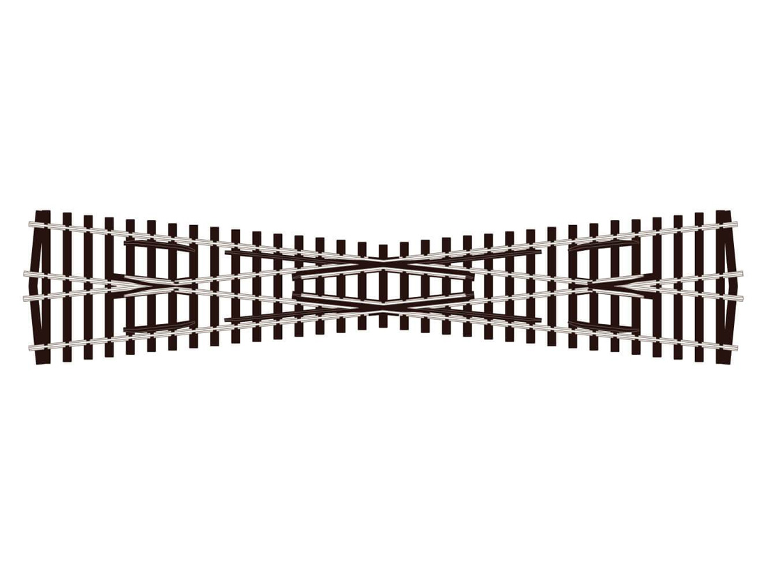HO Streamline Code 75 Crossing 249mm Peco-SL-194