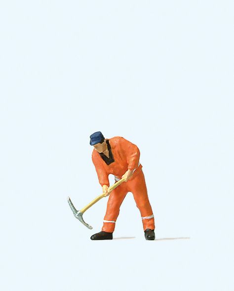 HO figure Track worker Preiser-28090
