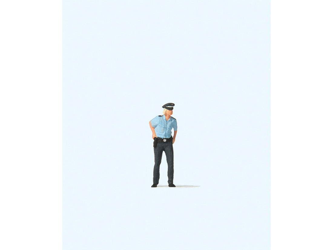 HO figure policewoman Preiser-28237