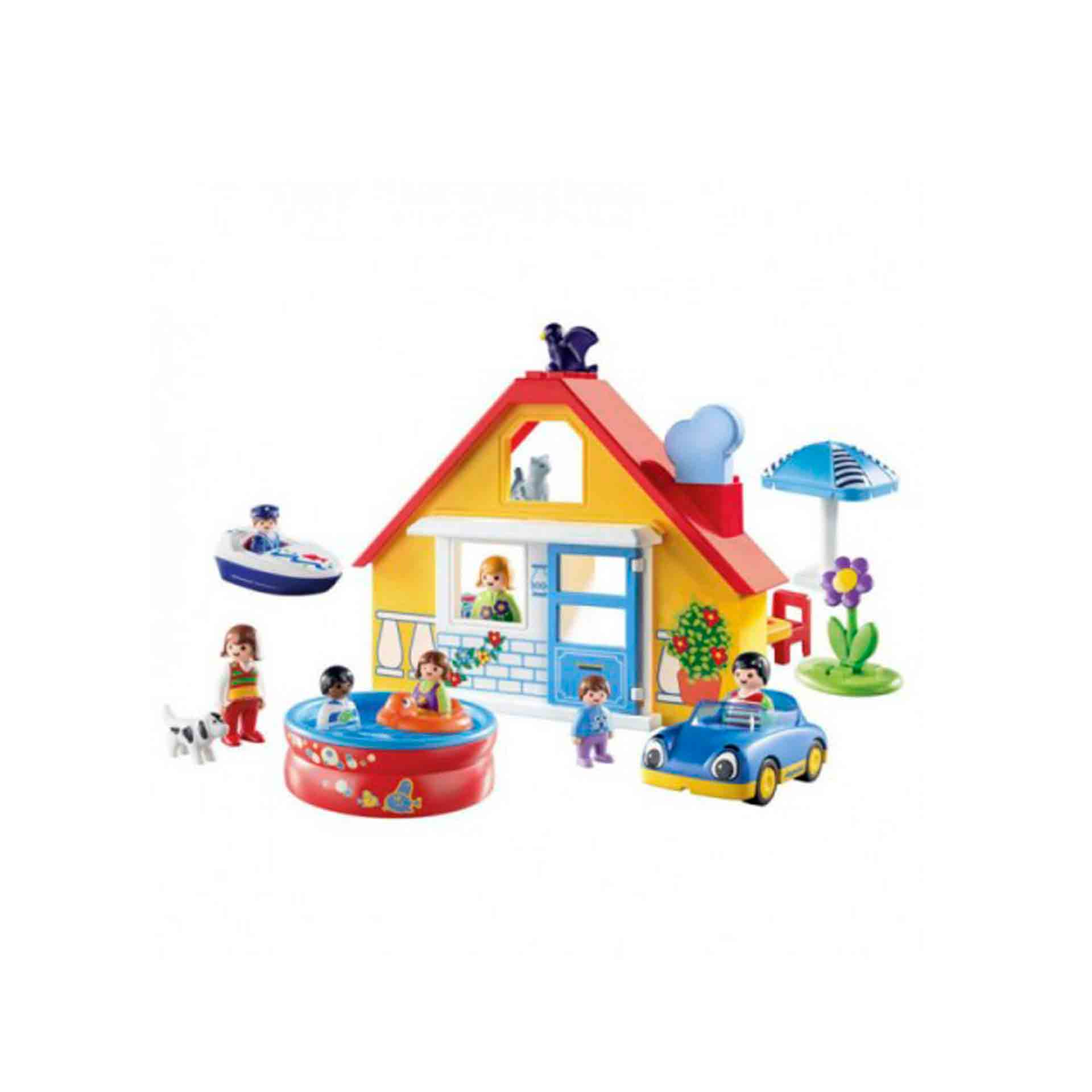 Playmobil 1.2.3 Casa De Vacaciones