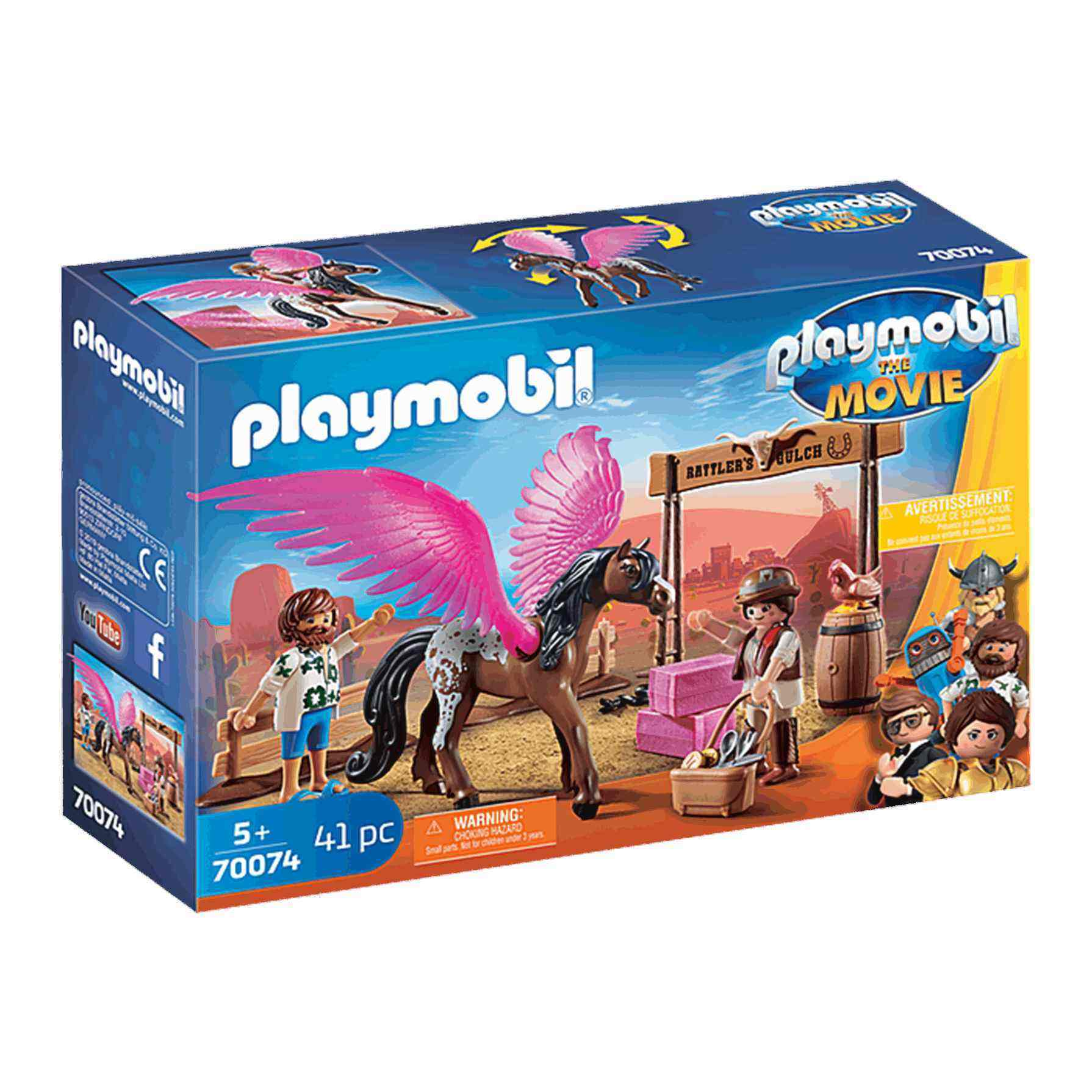 Playmobil Playmobil: The Movie Marla, Del Y Caball 70074