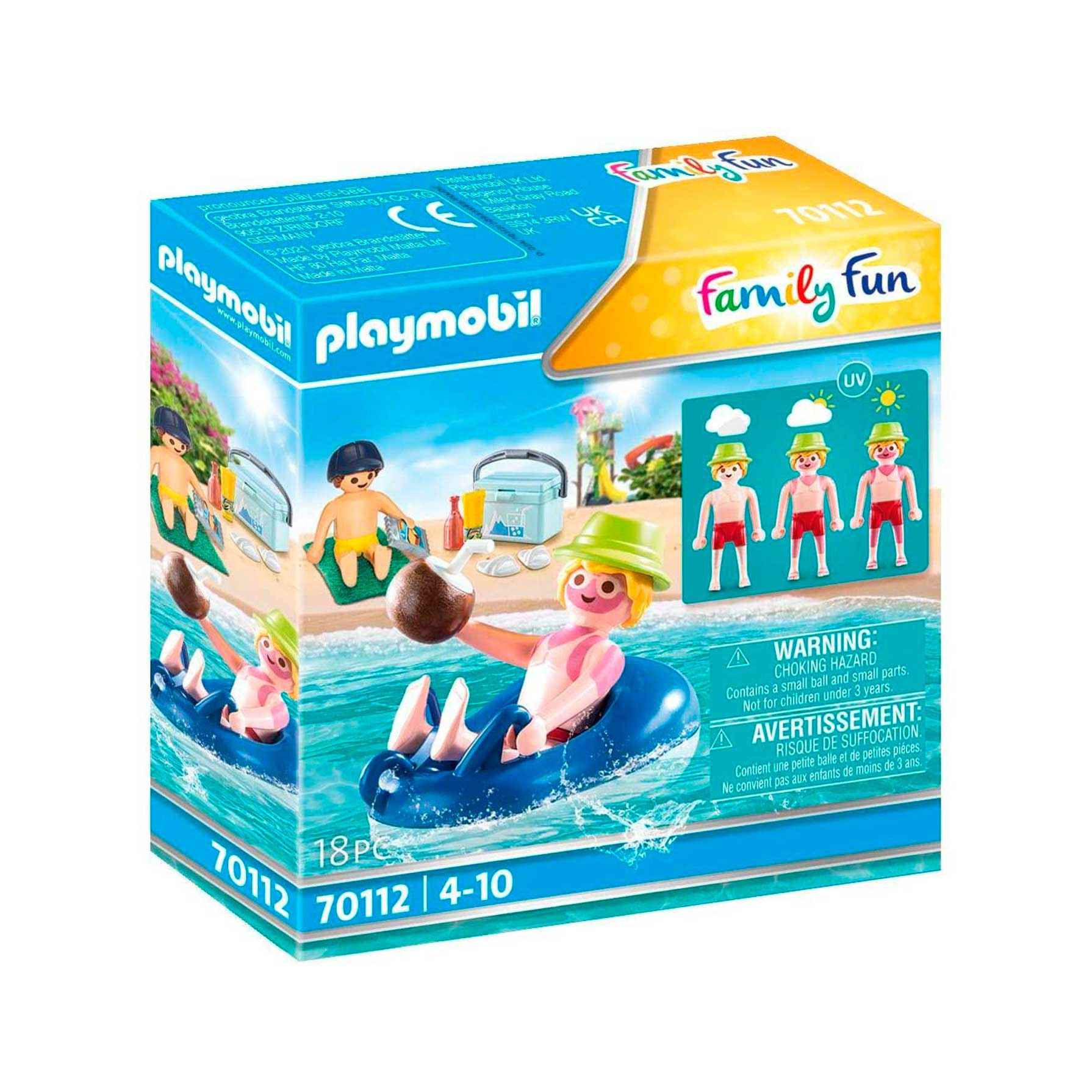 Playmobil Family Fun Bañera Flotante con Flotador 70112