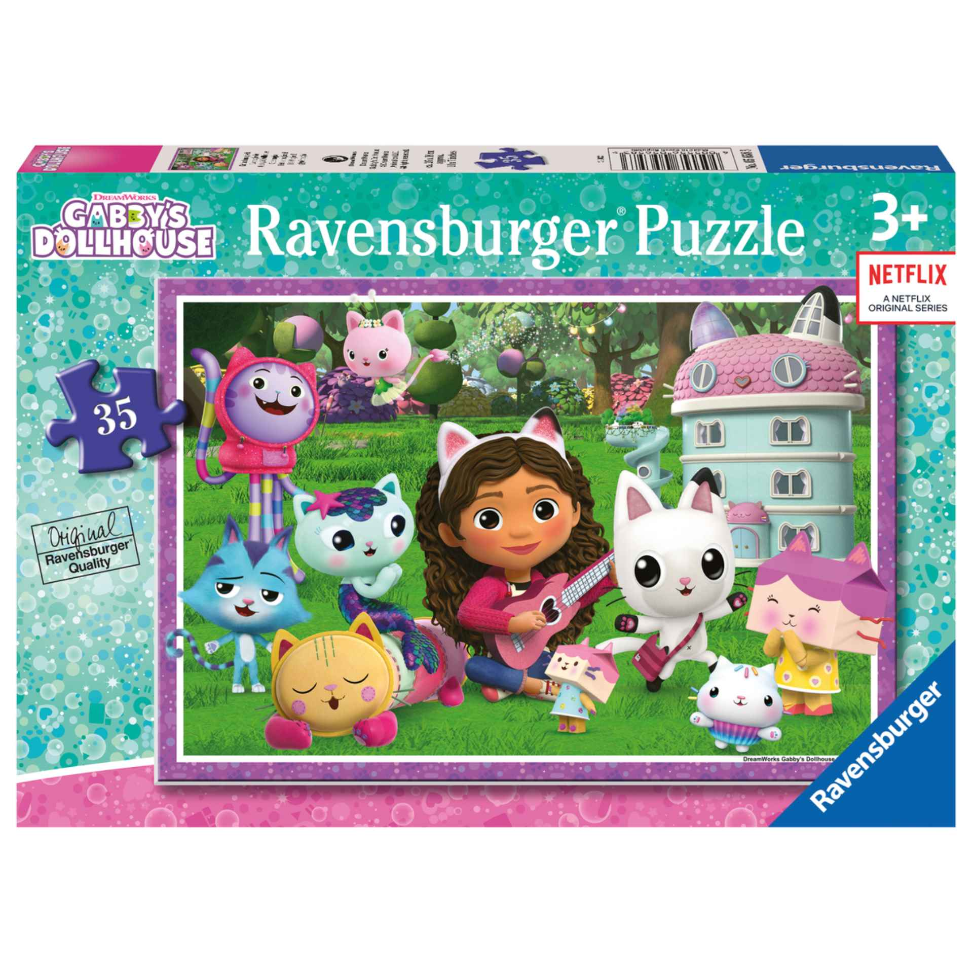 Ravensburger Puzzle Gabby´s Dollhouse,  Puzzle de 35 Piezas, Puzzle para Niños, Edad Recomendada 3+