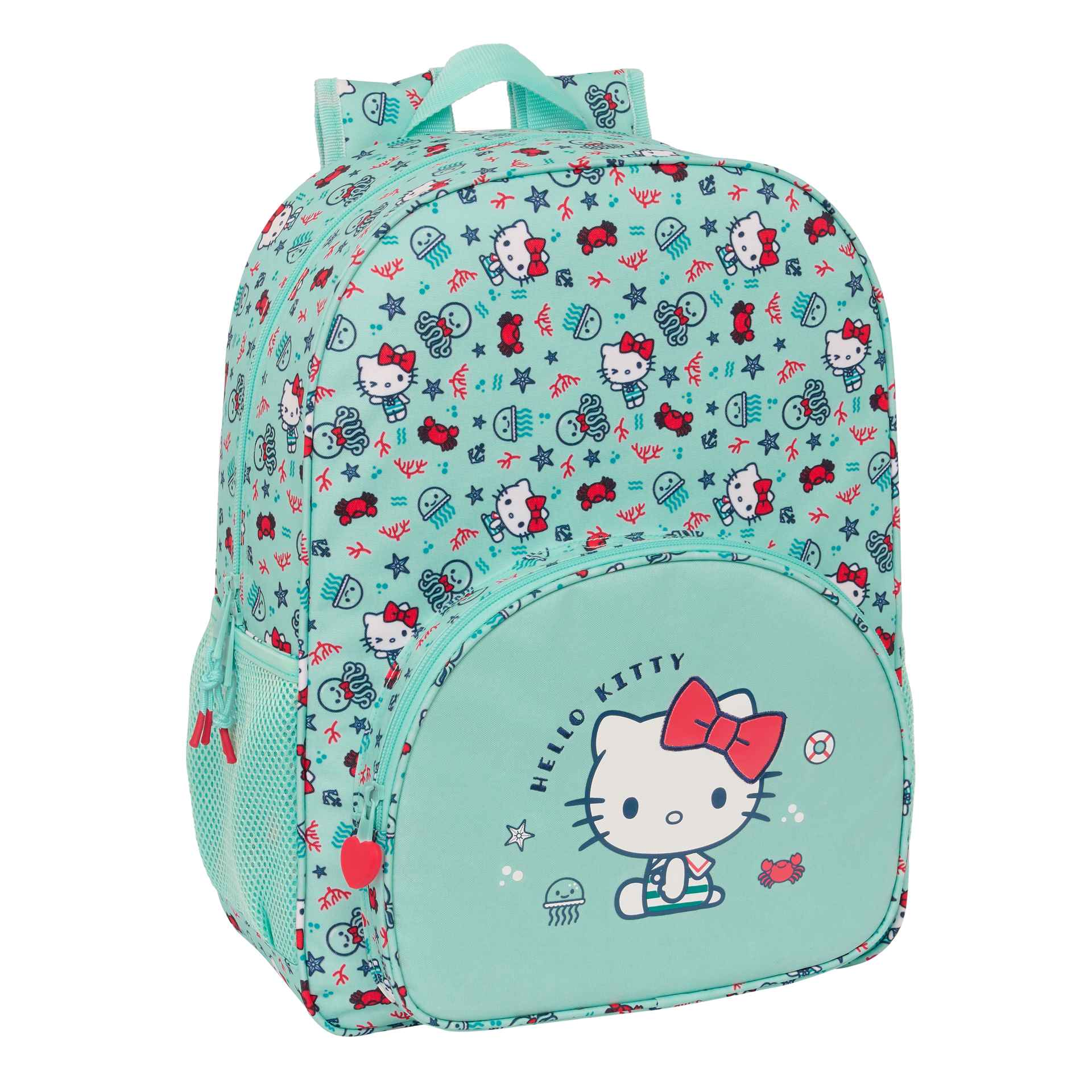 Hello Kitty Mochila Adaptable Sea Lovers 42cm ¡El Encanto del Mar para los Pequeños Aventureros!