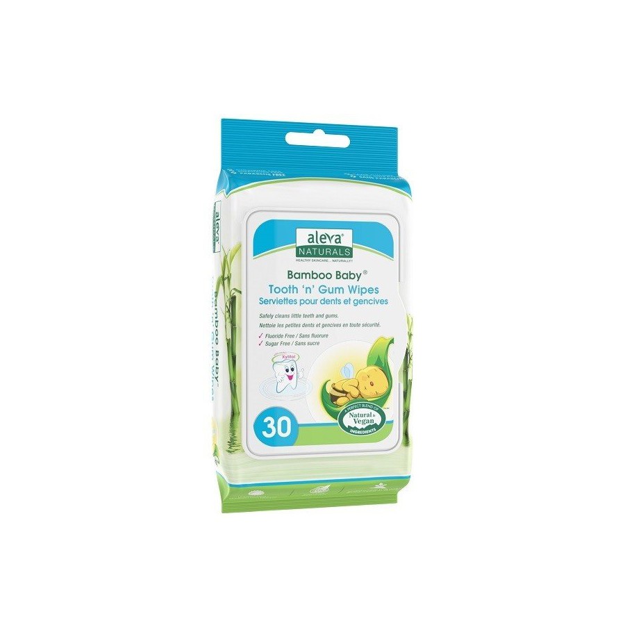 Aleva Toallitas Dentales Bambú 30uds